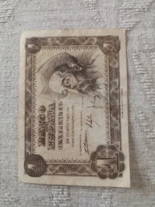 Billete 1 Peseta Banco de España 1951