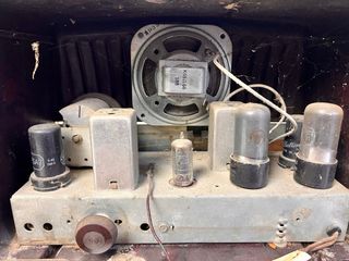 Radio General Electric Válvulas Marrón/Verde