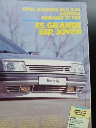 Revista automovilismo Motor 16 num 167 Enero 1987