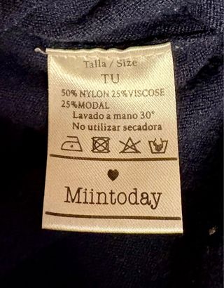 Jersey Miintoday azul talla única