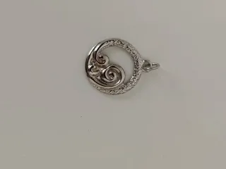 Ciondolo unisex onde mare argentato