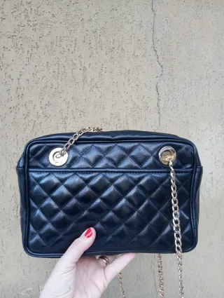 Borsa trapuntata vintage nera