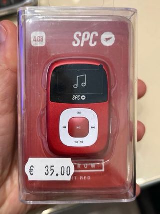 Reproductor MP3 SPC 4GB Rojo