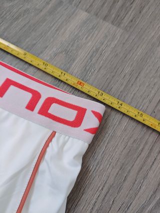 Camiseta pádel Drop-Shot sin mangas azul y roja