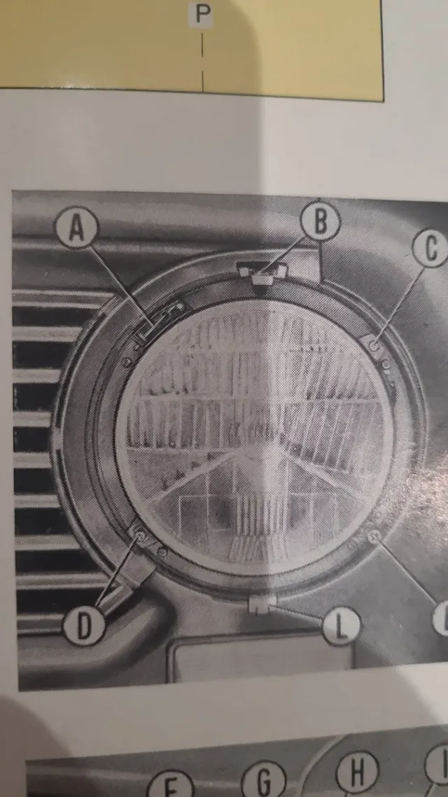Bisel Faro Seat 124 Delantero Cromado