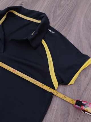 Maillot ciclismo Btwin gris y amarillo