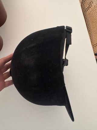 Casco Hípica Terciopelo Adulto Negro