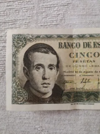 Billete 5 Pesetas Banco de España 1951