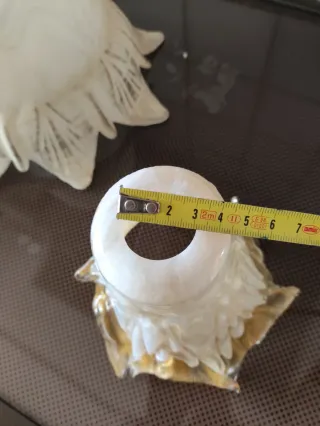 2 tulipas de cristal