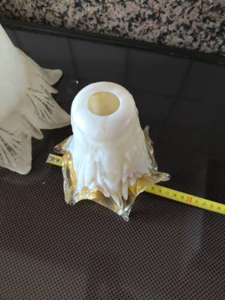 2 tulipas de cristal