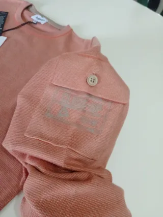 Maglione Uomo XXL Arancione Close Up