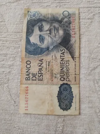 Billete 500 pesetas España 1979