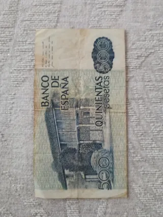 Billete 500 pesetas España 1979