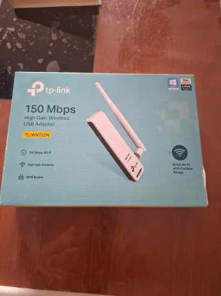 Adaptador WiFi USB TP-Link 150Mbps TL-WN722N