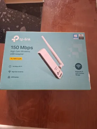 Adaptador WiFi USB TP-Link 150Mbps TL-WN722N