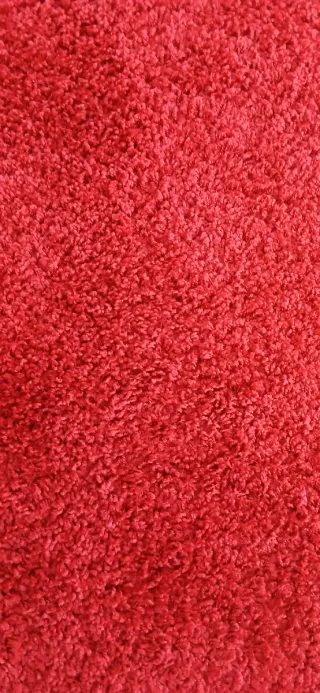 Alfombra comedor roja