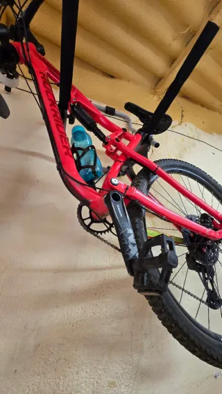 Bicicleta de Montaña Rockrider Roja