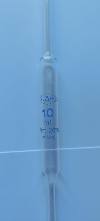 Pipeta Volumétrica 10ml Alamo Pyrex