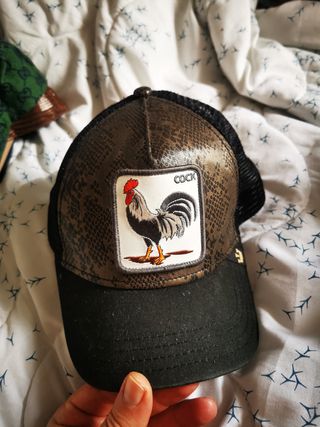 Gorra Goorin Bros Gallo Negra y Marrón