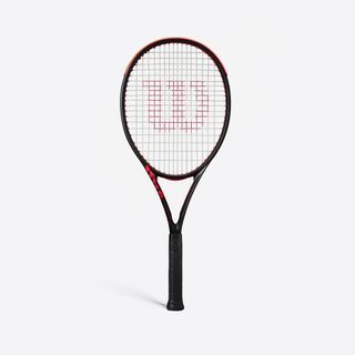 Raqueta de tenis adulto Wilson clash team v3 negro naranja
