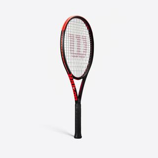 Raqueta de tenis adulto Wilson clash team v3 negro naranja