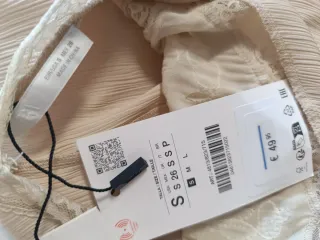 Vestido largo bordados abalorios zara