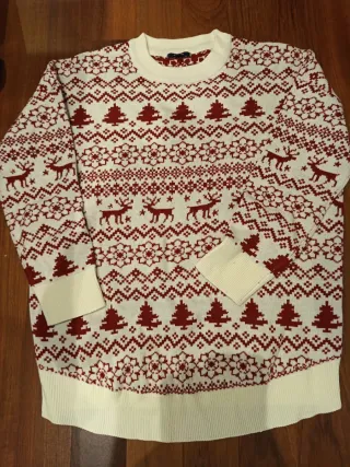 Jersey Navideño Rojo y Blanco