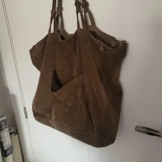 Regalo por la compra Bolso grande ante Zara marrón