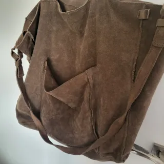 Regalo por la compra Bolso grande ante Zara marrón