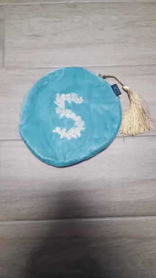 Neceser terciopelo inicial S