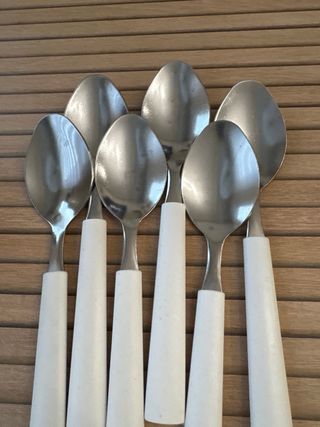 Juego cubertería 24 pzs acero inoxidable