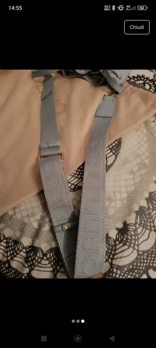 Borsa secchiello Liu Jo azzurro carta da zucchero