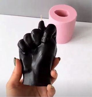 Molde silicona vela mano gesto Dulya / Figa