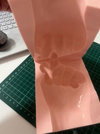 Molde silicona vela mano gesto Dulya / Figa