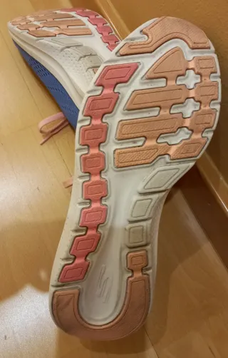 Zapatillas Skechers Mujer azul/rosa