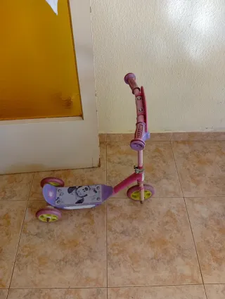 Patinete infantil 3 ruedas rosa