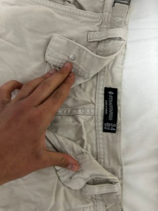 Pantalón Stradivarius Beige Talla M