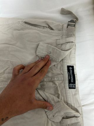 Pantalón Stradivarius Beige Talla M