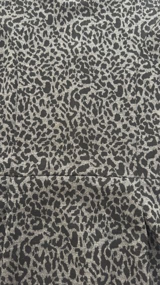 Vestido estampado leopardo invierno