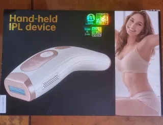 Depiladora IPL 3 en 1 Oro y Blanco