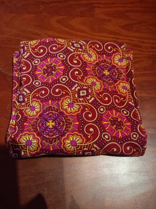 Camiseta sin mangas cuello suelto granat/amaril/ro