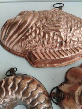 Set 3 forme rame pesce e aragosta