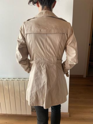 Gabardina Beige Talla 38