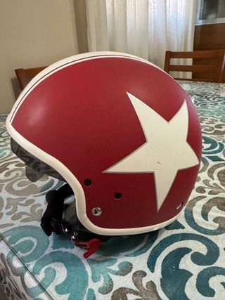 Casco BHR PURE RED STAR 802 Scooter