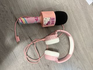Guitarra, Micrófono y Auriculares Hello Kitty