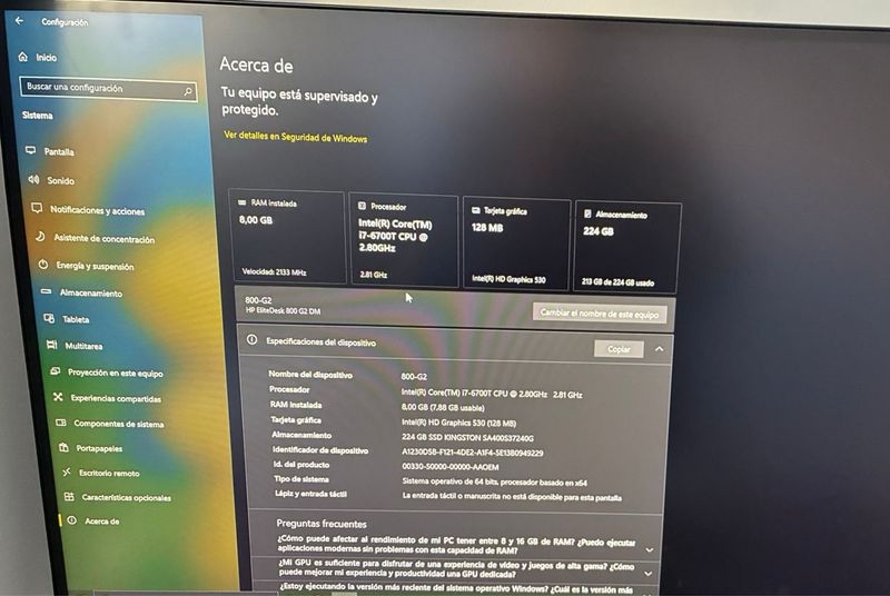 WAVES "server" Soundgrid EliteDesk i7 mini afbeelding 4