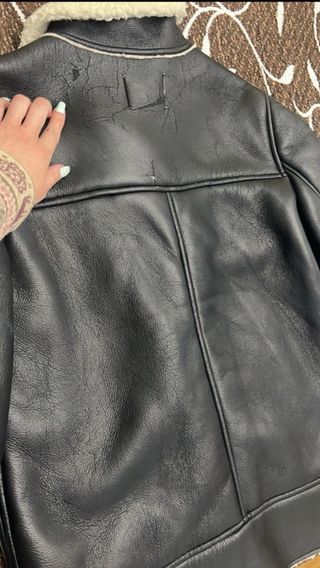 Chaqueta polipiel con borrego(leer anuncio)