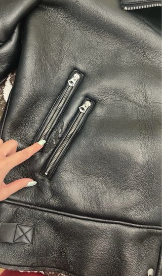 Chaqueta polipiel con borrego(leer anuncio)