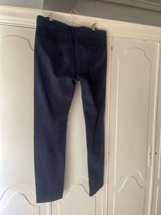 Pantalón chino skinny azul Springfield Talla L