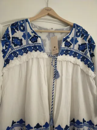 Chaqueta boho borada.
